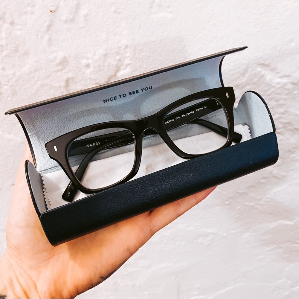 Warby Parker Blue Light Filter glasses